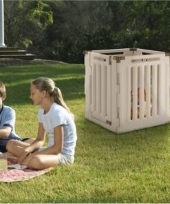 Convertible Indoor Outdoor 4 Panel Pet Playpen
