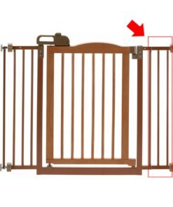 One-Touch Gate II Extension in Brown