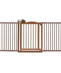 One-Touch Gate II Wide in Brown