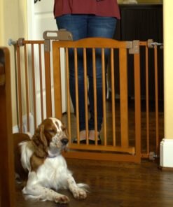 One-Touch Gate II in Brown