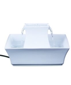 PetSafe White Pagoda Ceramic Fountain - PWW00-13907