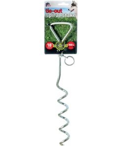 Prevue Pet Products 18 Inch Spiral Tie-Out Stake Heavy Duty