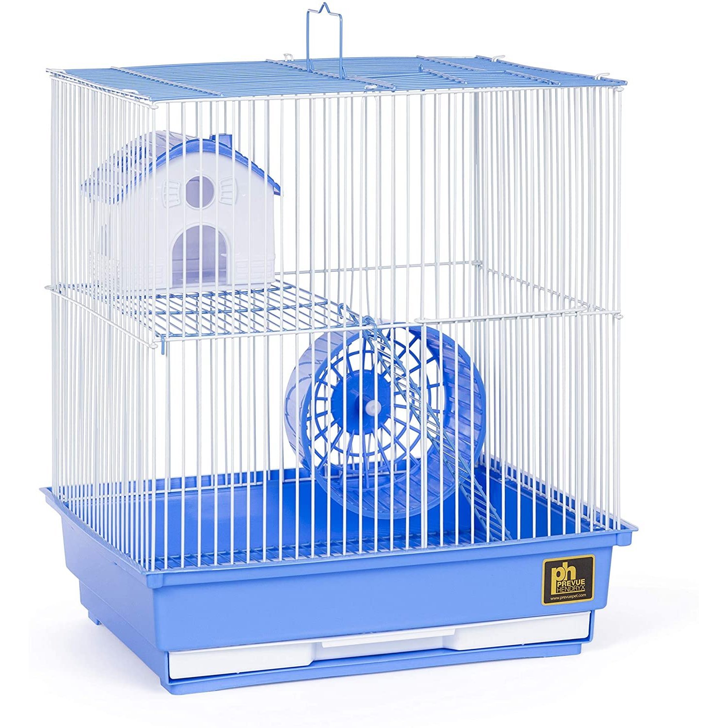 Prevue-Pet-Products-Two-Story-Hamster-Cage-Blue