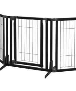 Richel Premium Plus Freestanding Pet Gate - Black