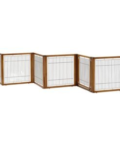 Richell Convertible Elite 6 Panel Pet Gate - Autumn Matte
