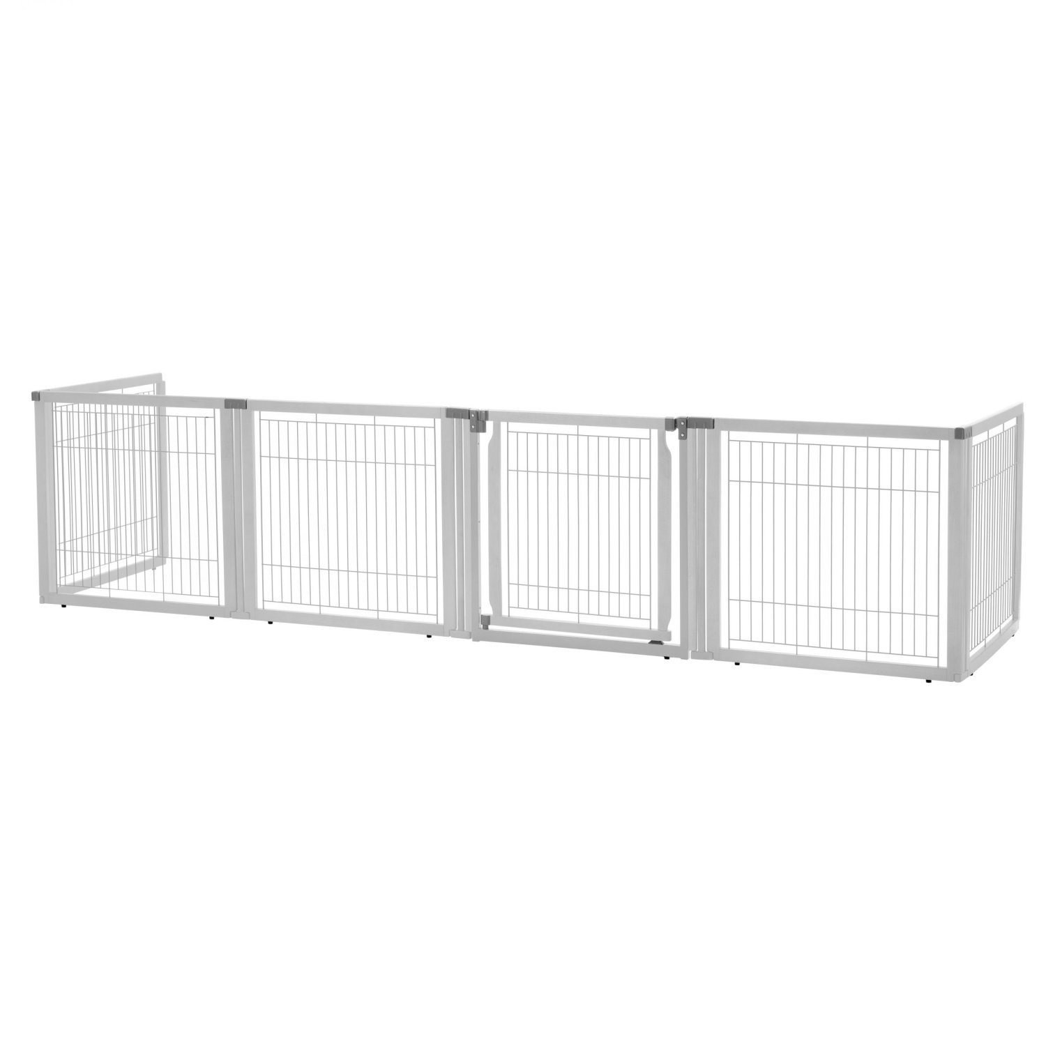 Richell-Convertible-Elite-6-Panel-Pet-Gate-Origami-White