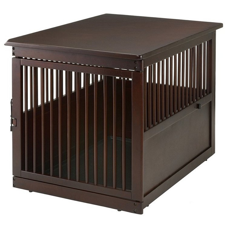 Richell-End-Table-Dog-Crate-Large